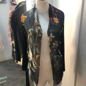 medium black cardigan